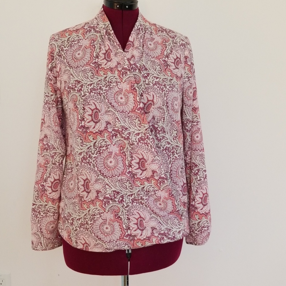 Talbots Paisley Blouse